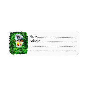 Lemur of Madagascar Label