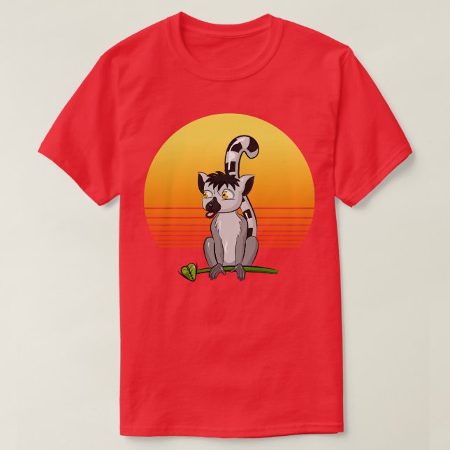 Lemur Retro T-Shirt (Design Front)