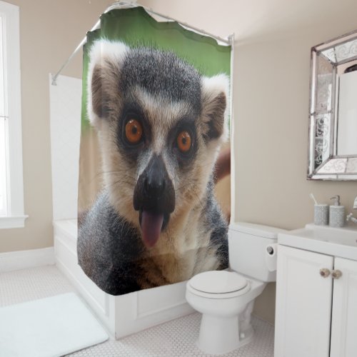 Lemur Shower Curtain