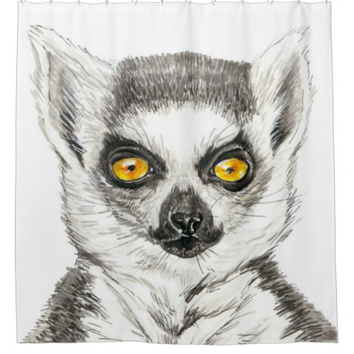 Lemur Shower Curtain