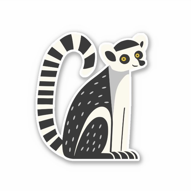Lemur Sticker (Front)