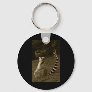 Lemur Tail Valencia Tint Vertical Sticker  Keychain