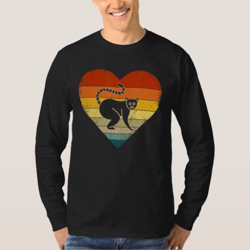 Lemur Themed Graphic For Men Women Funny Valentine T_Shirt