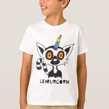 Lemurcorn T-shirt by ParadiseCity at Zazzle
