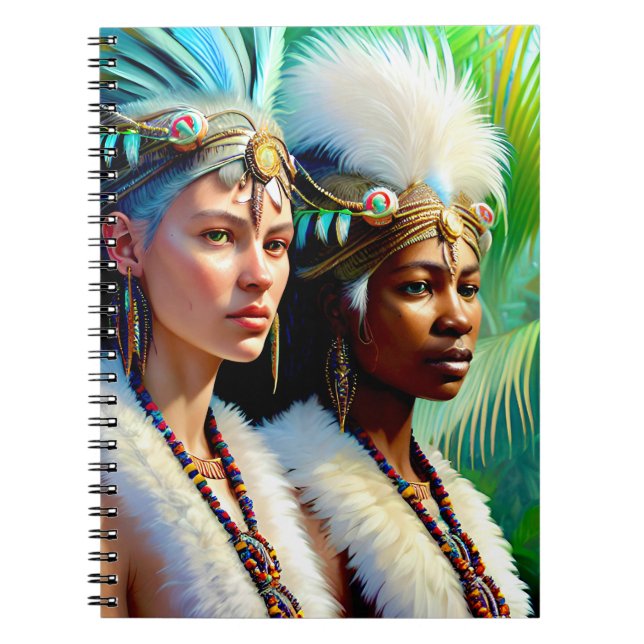 Lemurian Bird People of the Far North Notebook (Front)