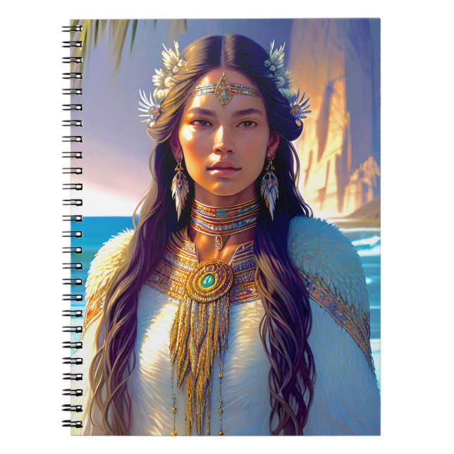Lemurian Bird People of the Far North Notebook (Front)