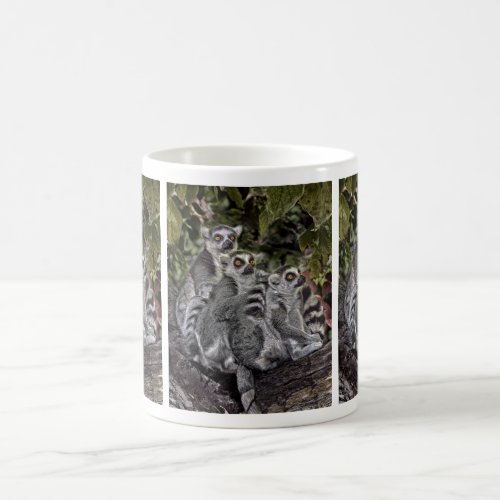 Lemurs in a row Mug