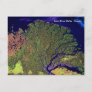 Lena River Delta from Space - Russia Postcard