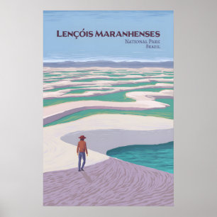 LenÃóis Maranhenses National Park Travel Poster