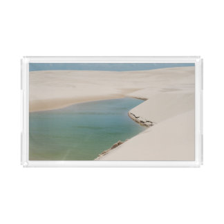 Lencois Sea of Dunes zen point Acrylic Tray