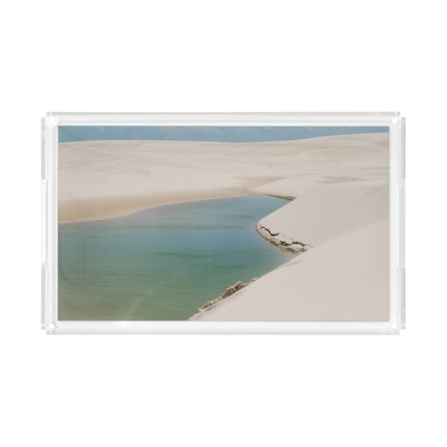 Lencois Sea of Dunes zen point Acrylic Tray (Front)