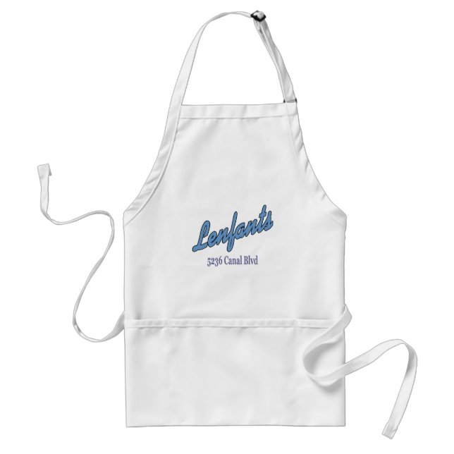 Lenfants Restaurant Adult Apron (Front)