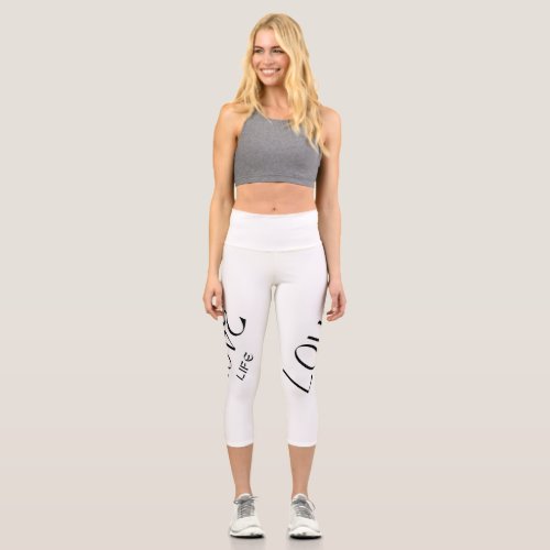 Lengging _ Love Life Capri Leggings