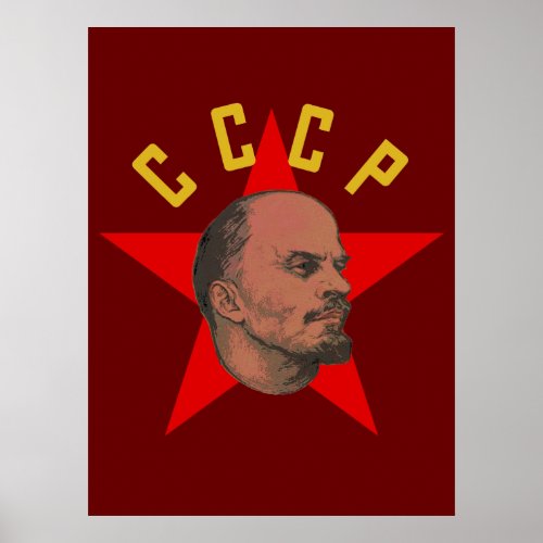 Lenin CCCP Poster