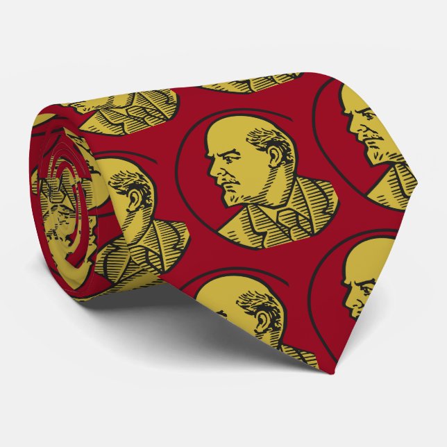 Lenin Communism Revolution Socialism Russia Neck Tie (Rolled)