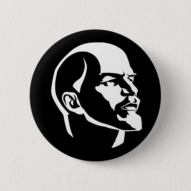 Lenin Head Pinback Button (Front)