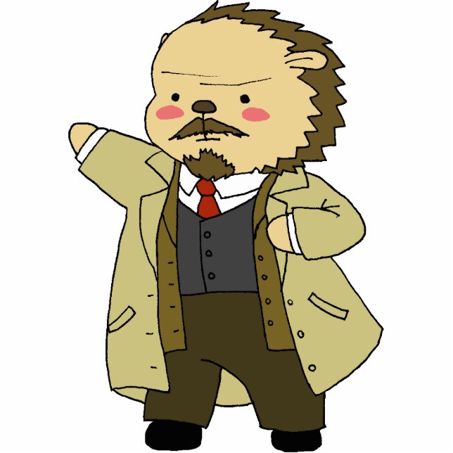 Lenin hedgehog desk sculpture (Front)