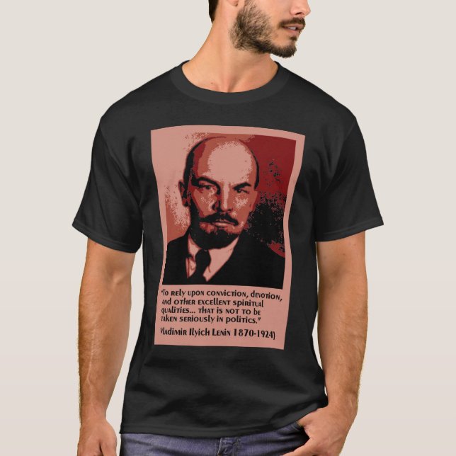 lenin on politics T-Shirt (Front)
