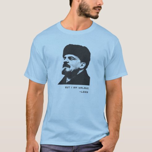 i am the walrus lenin t shirt