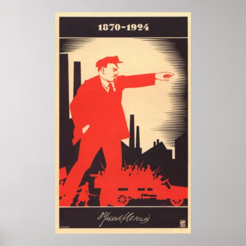 Lenin Soviet Poster