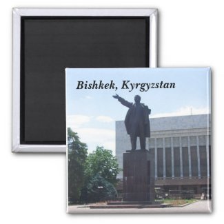 Lenin Statue, Bishkek, Kyrgyzstan Magnets