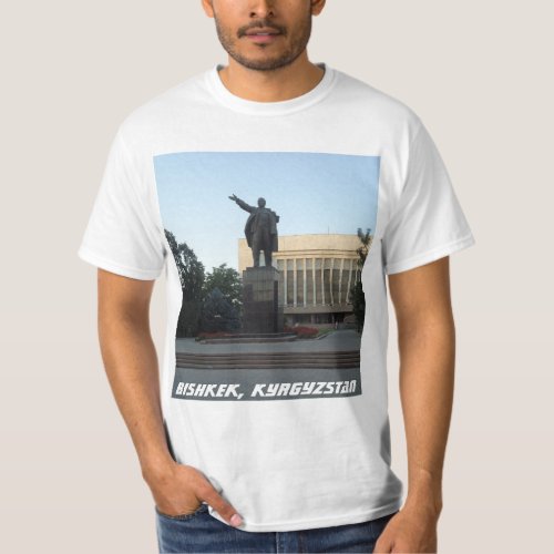 Lenin Statue Bishkek Kyrgyzstan T_Shirt
