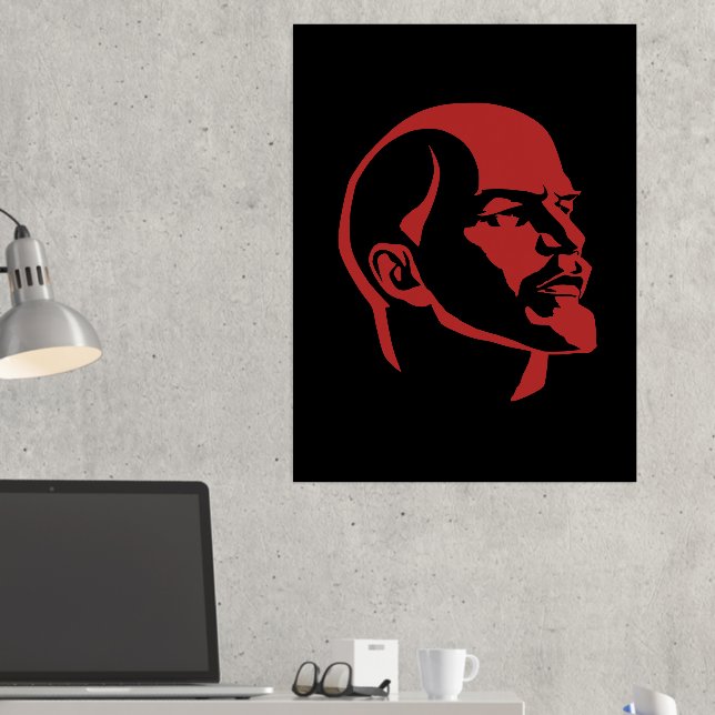 Lenin, USSR, CCCP, Soviet Union, Communism Foil Prints (In Situ (Desk 2))