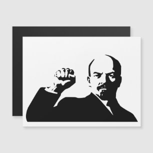 Lenin, USSR, CCCP, Soviet Union, Communism Magnetic Invitation