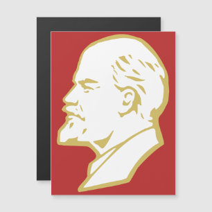 Lenin, USSR, CCCP, Soviet Union, Communism Magnetic Invitation