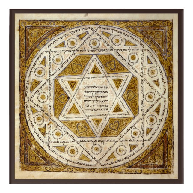 Leningrad Codex Acrylic Print (Front)