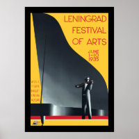 Leningrad Festival of the Arts Poster