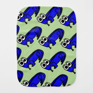 Lennie Lizard Baby Burp Cloth