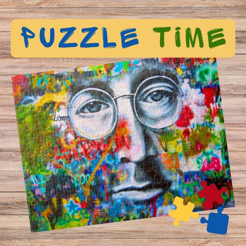 Lennon is looking out of the Graffiti Wall _  Jigsaw Puzzle
