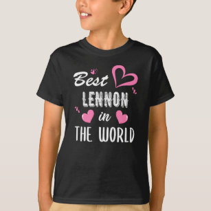 Lennon Name, Best Lennon in the World T-Shirt