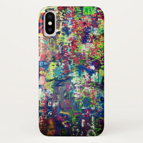 Lennon Wall Prague iPhone XS Case