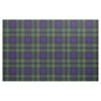 Lennox Clan Plaid Scottish Tartan Fabric by TheTartanShop at Zazzle