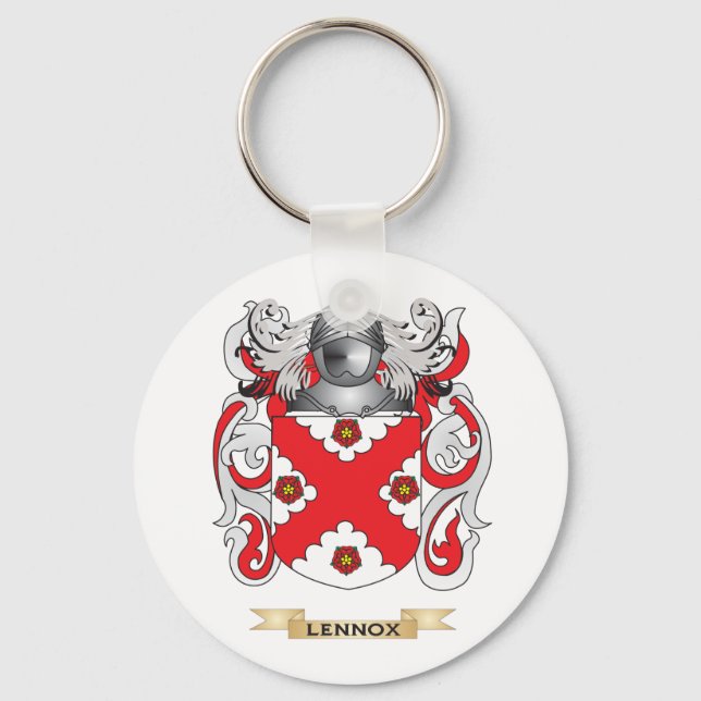 Lennox Coat of Arms (Family Crest) Keychain (Front)