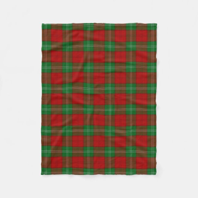 Lennox Tartan Fleece Blanket (Front)