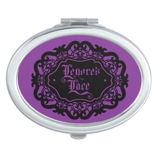 Lenore's Lace compact Vanity Mirror (Front)