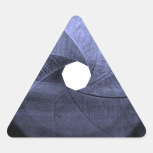 lens aperture blades triangle sticker