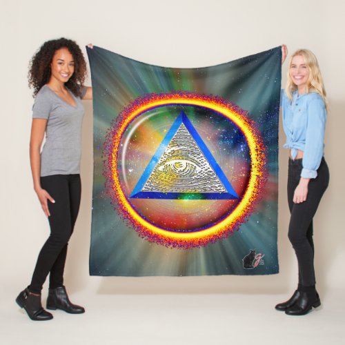 Lens of Providence Fleece Blanket