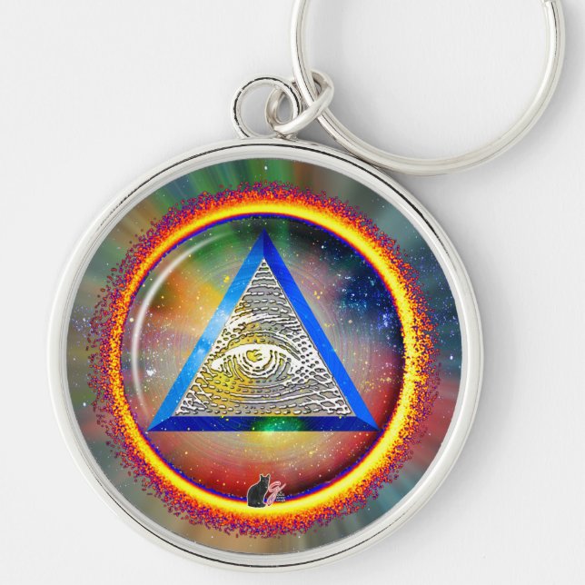 Lens of Providence Keychain (Front)
