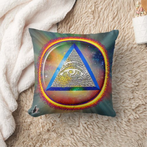 Lens of Providence Throw Pillow