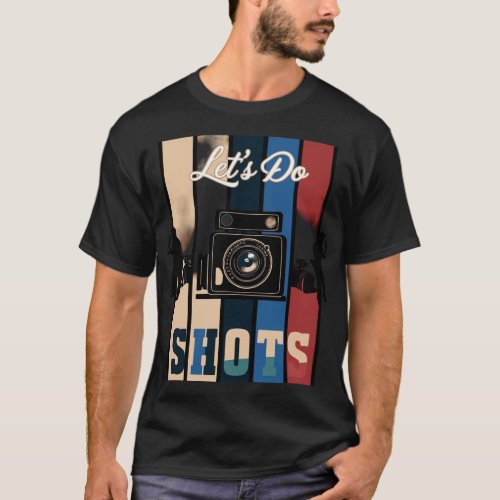 Lens on Life Event Day Photographer Tee T_shirt