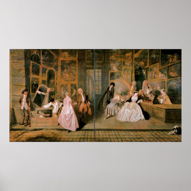 L'Enseigne de Gersaint, 1720 Poster (Front)