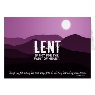Lent Card Blank