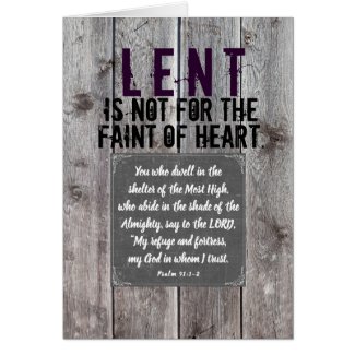 Lent Greeting Card