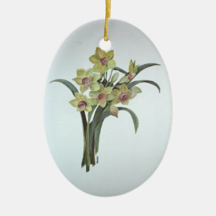Lent Lily Ceramic Ornament