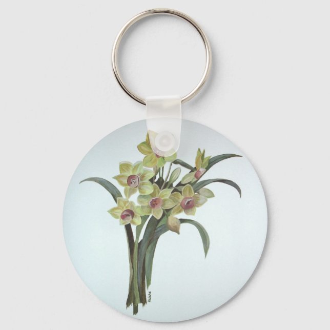 Lent Lily Keychain (Front)