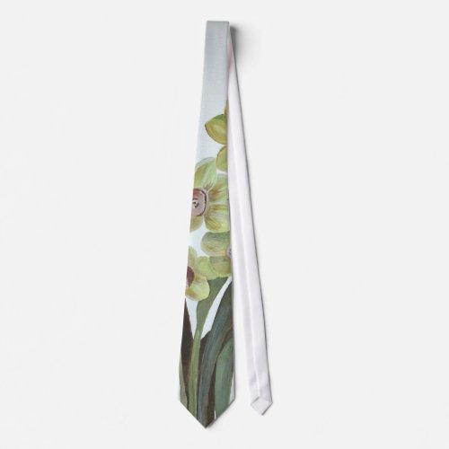 Lent Lily Neck Tie